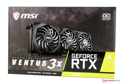 Le MSI GeForce RTX 3070 Ventus 3X OC - fourni par MSI Taiwan