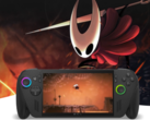 Art promotionnel présentant la Xbox ROG Ally X fonctionnant avec Hollow Knight : Silksong (image source : Xbox)