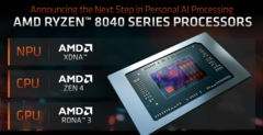 AMD a annoncé sa nouvelle gamme de processeurs pour ordinateurs portables pour 2024 (image via AMD)