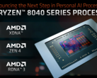 AMD a annoncé sa nouvelle gamme de processeurs pour ordinateurs portables pour 2024 (image via AMD)