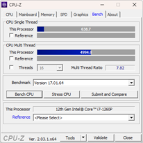 CPU-Z : Benchmark