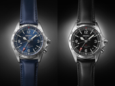 Les modèles Seiko HBC008J (à gauche) et HBC009J (à droite) sont tous deux équipés de bracelets en cuir.