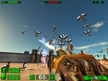 Illustration : une capture d'écran du jeu Serious Sam Classic : The First Encounter.
