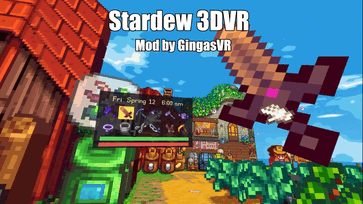 Sur la photo : une capture d'écran du jeu Stardew 3DVR.