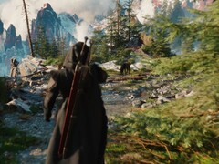 Démonstration technique de Witcher 4 sur PS5 de base avec ray tracing à 60 FPS. (Source de l'image : Unreal Engine sur YouTube, capture d'écran)