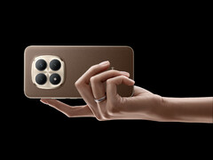 Le Redmi Note15 Pro+ est vendu à partir de 499 €. Sur la photo : le téléphone en couleur Mocha Brown. (Source de l'image : Xiaomi - édité)