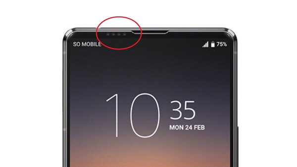 Le concept Xperia 1 V, avec son agencement ultra-micro. (Source de l'image : SumahoDigest)