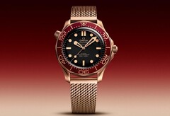 L'Omega Seamaster Diver 300M Bronze gold and Burgundy Edition a été lancée aux Etats-Unis (Image source : Omega)