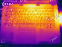 Lenovo ThinkPad T490 - Sollicitations (au-dessus).