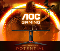 Le Q24G2A/BK est le dernier moniteur de jeu de la marque AGON d&#039;AOC. (Source de l&#039;image : AOC)