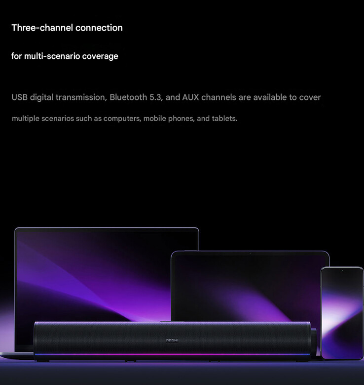 Modes de connectivité du Redmi Desktop Speaker 2 Pro (Image source : Xiaomi - machine translated)