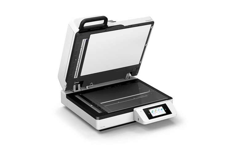 Le scanner de documents DS61000WN prend en charge un chargeur automatique de documents (ADF) d'une capacité maximale de 150 pages