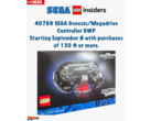 Une fuite présumée montrant la réplique LEGO d'une manette de SEGA Genesis (source d'image : Itavix bricks Instagram)