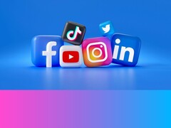 Logos de plateformes de médias sociaux populaires