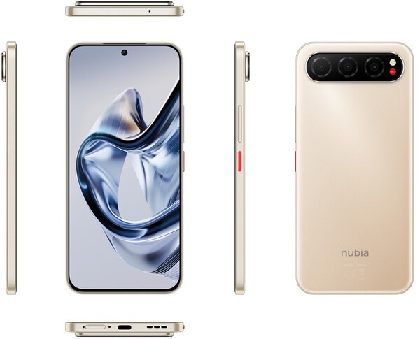 Une fuite montre toutes les faces du Nubia Air. (Source de l'image : Evan Blass)