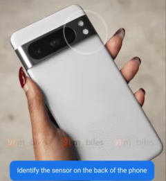 Une nouvelle fonctionnalité du Pixel 8 Pro a été mise au jour (image via 91mobiles)