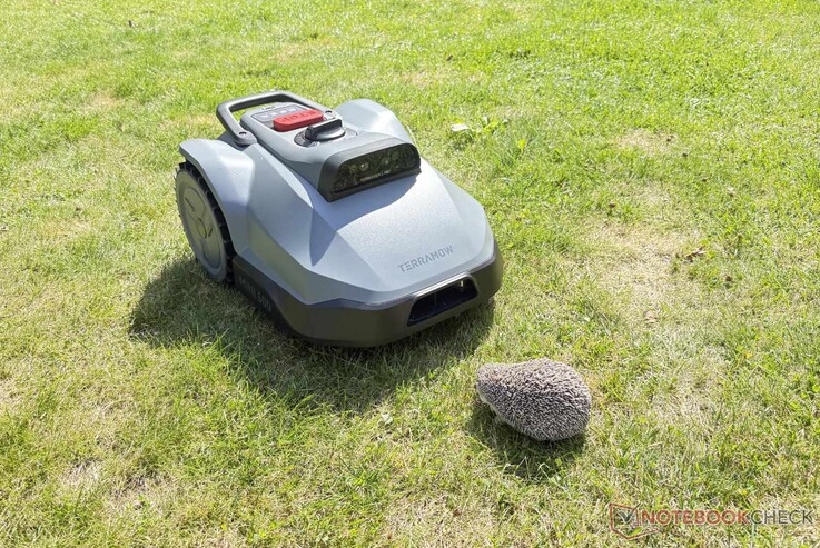 Lors des tests, le TerraMow Mini 500 a détecté de manière fiable notre faux hérisson et d’autres obstacles.
