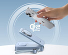 Le MagFlow Qi2 25W coûte 139,99 euros. Sur la photo : un rendu montrant le support de charge sans fil pliable de la banque d'énergie. (Source de l'image : Ugreen)