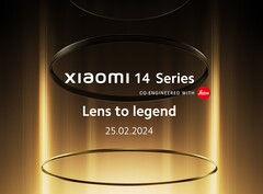 La série Xiaomi 14 sera lancée dans le monde entier le 25 février. (Source : Xiaomi)