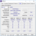 ThinkPad T480 - CPU-Z : RAM SPD.
