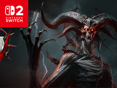 Illustration de couverture de Diablo 4 avec le logo de la Nintendo Switch 2 (retouchée via Canva).