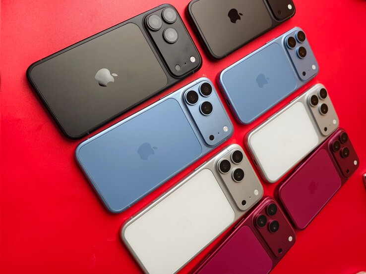 Fuite de modèles factices de l'iPhone 18 Pro.