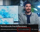 La chaîne YouTube de Notebookcheck a récemment franchi la barre des 50 000 abonnés. (Source de l'image : NotebookcheckReviews sur YouTube)