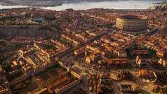 Stratégie de construction d&#039;époque Anno 117 (Image source : Capture d&#039;écran Steam trailer)
