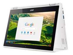 En test : le Chromebook R 11 CB5-132T-C4LB. Modèle de test aimablement fourni par Acer Allemagne.