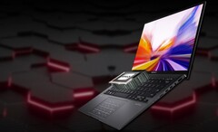 Un Asus Zenbook 14 rafraîchi va être doté d'un processeur Ryzen 7000 de classe Barcelo-R. (Image source : AMD/Asus - édité)