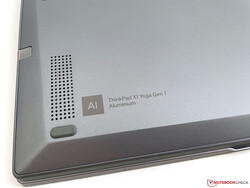 Le X1 Yoga G7 utilise de l'aluminium.