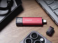 Le double SSD portable de Kingston est proposé à partir de 97 $. Photo : une image promotionnelle du disque dur. (Source de l'image : Kingston)