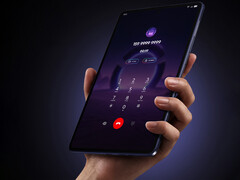 La future tablette de jeu « Legion » devrait être équipée d'un écran OLED. Sur la photo : une image promotionnelle montrant l'écran de la tablette.