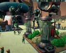 Interface « Mode Sandbox » de Mars Attracts présentant les fonctionnalités de gestion du parc.