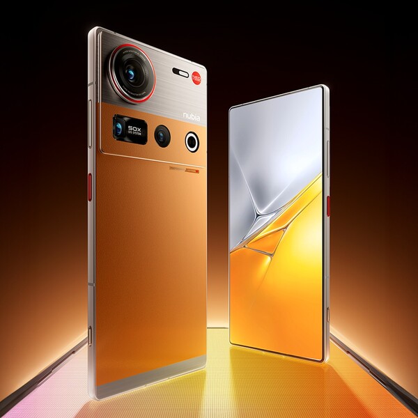 Le Nubia Z70S Ultra en marron antique. (Source de l'image : Nubia)
