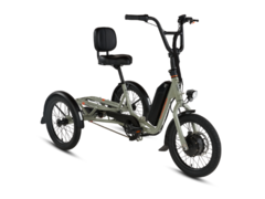 Le tricycle électrique RadTrike 1 peut supporter des charges allant jusqu'à 415 lbs (~188 kg). (Image source : Rad Power Bikes)