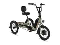 Le tricycle électrique RadTrike 1 peut supporter des charges allant jusqu&#039;à 415 lbs (~188 kg). (Image source : Rad Power Bikes)