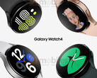 La Galaxy Watch 4 sera disponible en plusieurs étuis et tailles. (Image source : 91Mobiles)