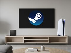 La Steam Machine et la PS5 dans un salon