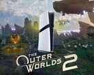 La bannière Outer Worlds 2 avec la PS5 Pro est montrée (Image source : Xbox Gaming, Sony PlayStation avec modifications)