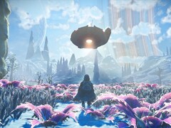 Une image montrant un vaisseau spatial dans No Man's Sky.
