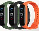 L'Amazfit Band 6 est disponible en olive, noir minuit et orange. (Source de l'image : AliExpress)