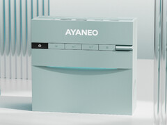 Ayaneo a doté l'AM03 de deux zones d'éclairage, de boutons sur le dessus et d'une sorte de cadran. (Source de l'image : Ayaneo)