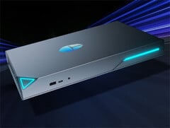 Le Thunderobot Mix G2 posé sur le côté. (Source de l&#039;image : Thunderobot)