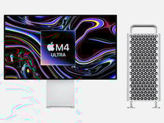 Apple aurait également abandonné le projet de M4 Ultra. Photo : le dernier Mac Pro avec Pro Display XDR (Source de l'image : Apple - édité)