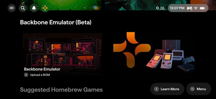 L'application Backbone One dispose désormais d'un émulateur intégré pour jouer à des jeux rétro. (Source de l'image : Backbone)