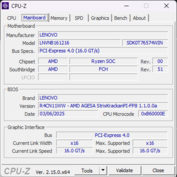 Carte mère CPU-Z