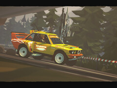 #Drive Rally est un jeu de course de rallye charmant avec des visuels uniques et une quantité surprenante de contenu. (Source de l'image : Steam)