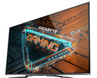 Le Gigabyte S55U mesure 54,6 pouces de large et offre une sortie 4K/120 Hz. (Image source : Gigabyte)