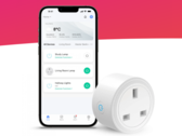 La prise intelligente Wi-Fi de Humax fournit des mesures de la consommation d'énergie dans l'application, comme le nombre total de kWh. (Image source : Humax)
